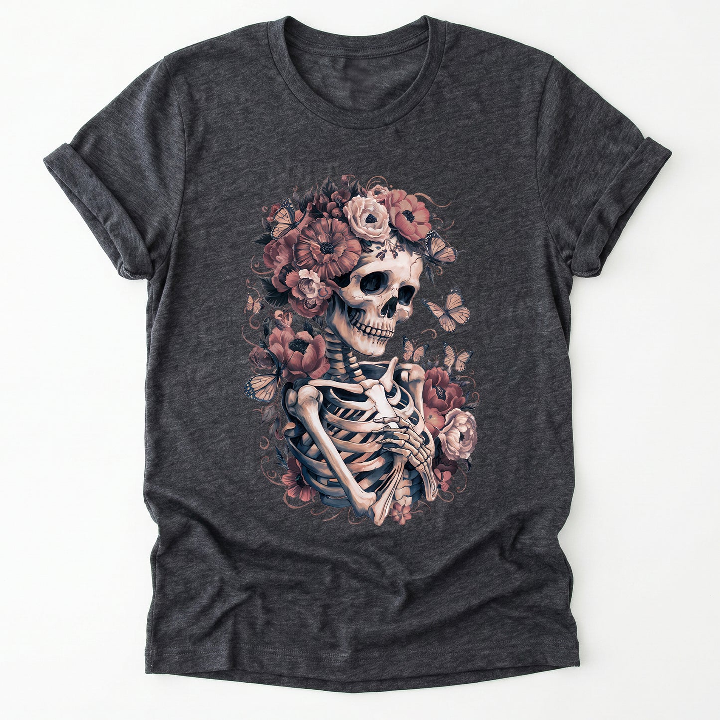 Skeleton Boho Floral Classic T-Shirt