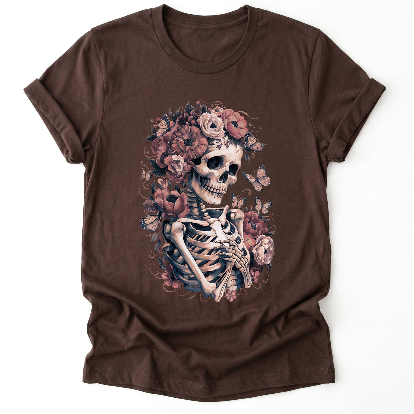 Skeleton Boho Floral Classic T-Shirt