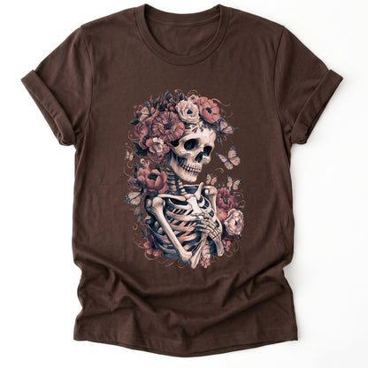 Skeleton Boho Floral Classic T-Shirt