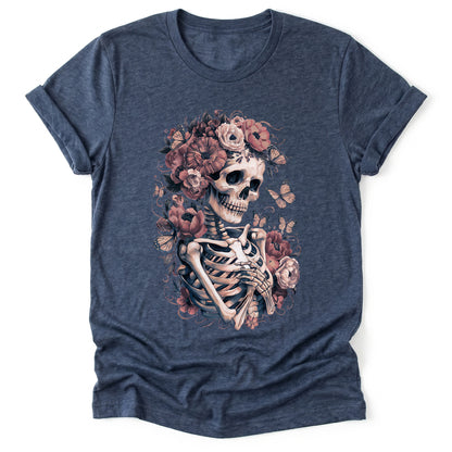 Skeleton Boho Floral Classic T-Shirt