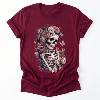 Skeleton Boho Floral Classic T-Shirt