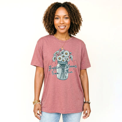 Happiness Blooms From Within Classic T-Shirt