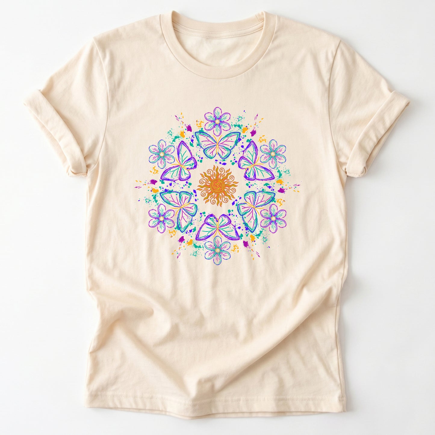 Mandala Butterflies Classic T-Shirt