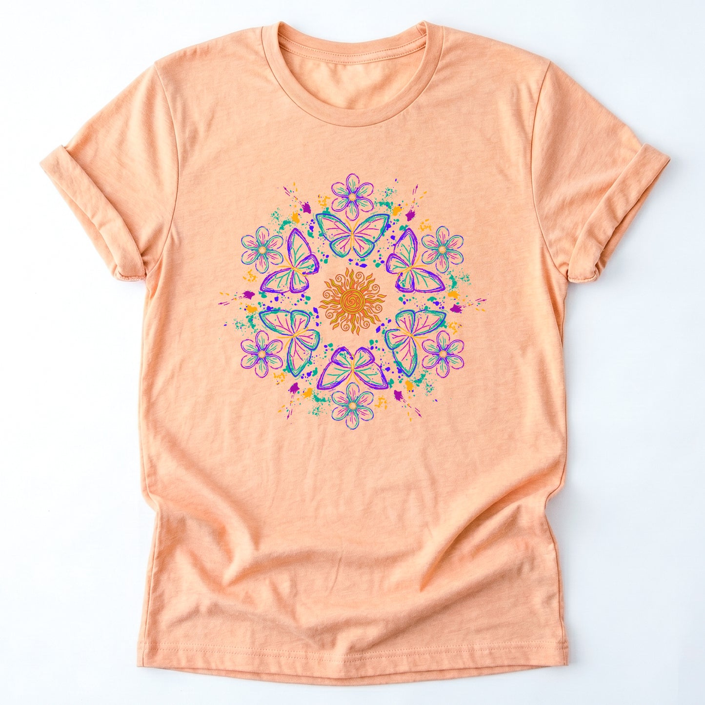Mandala Butterflies Classic T-Shirt