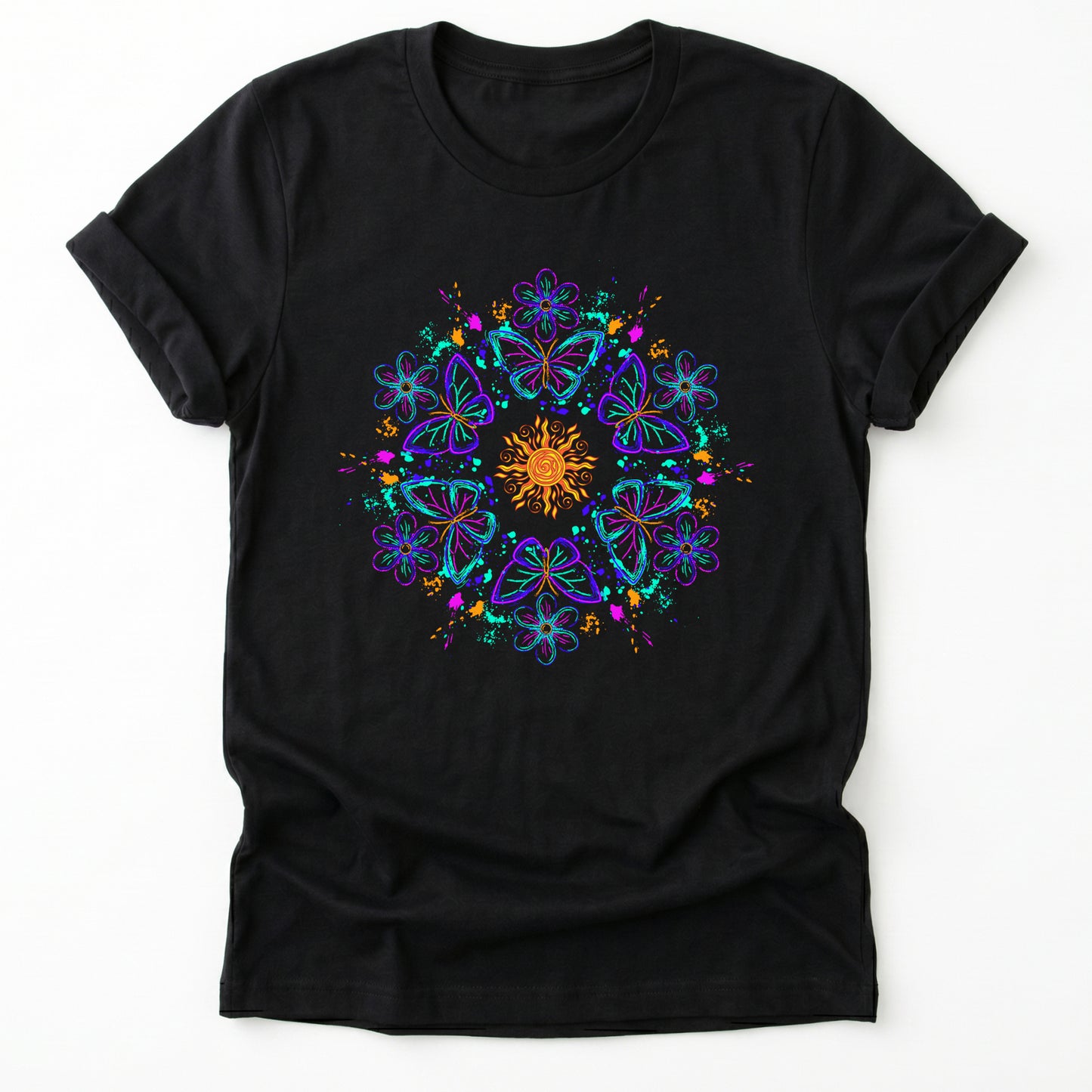 Mandala Butterflies Classic T-Shirt