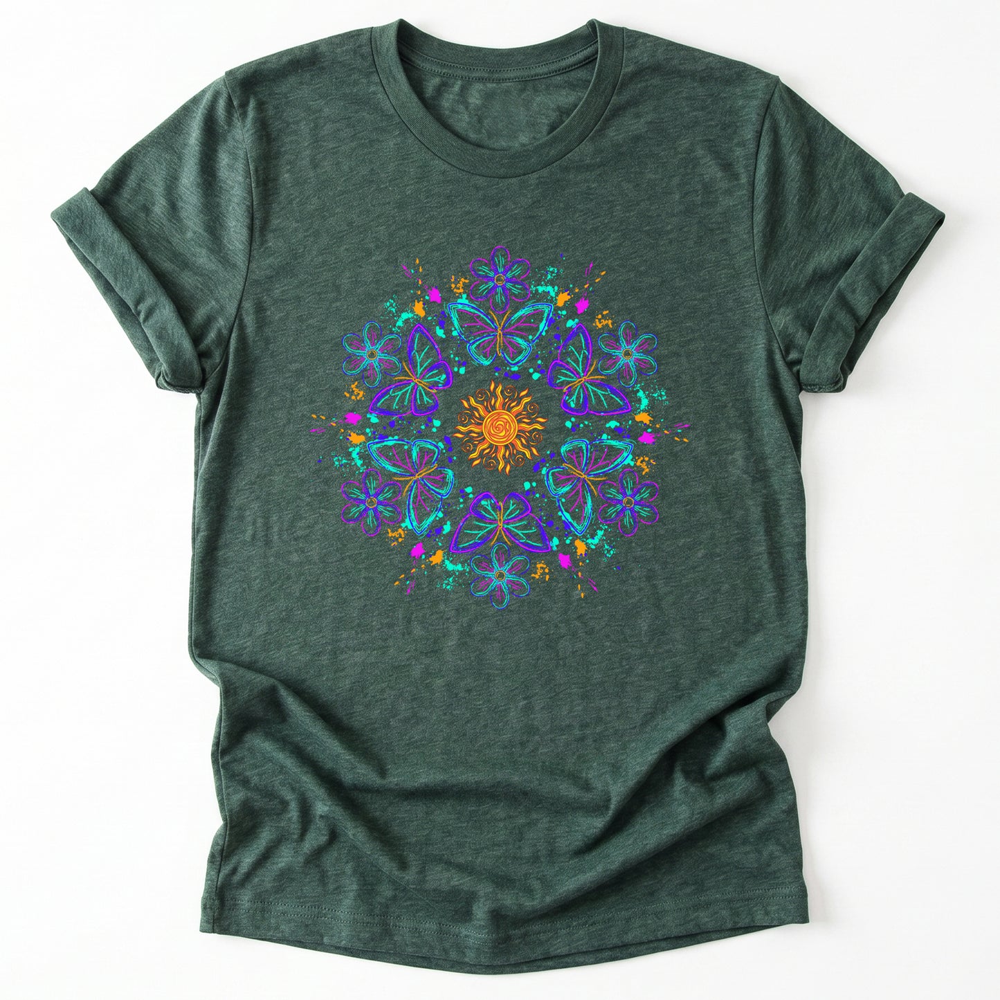 Mandala Butterflies Classic T-Shirt