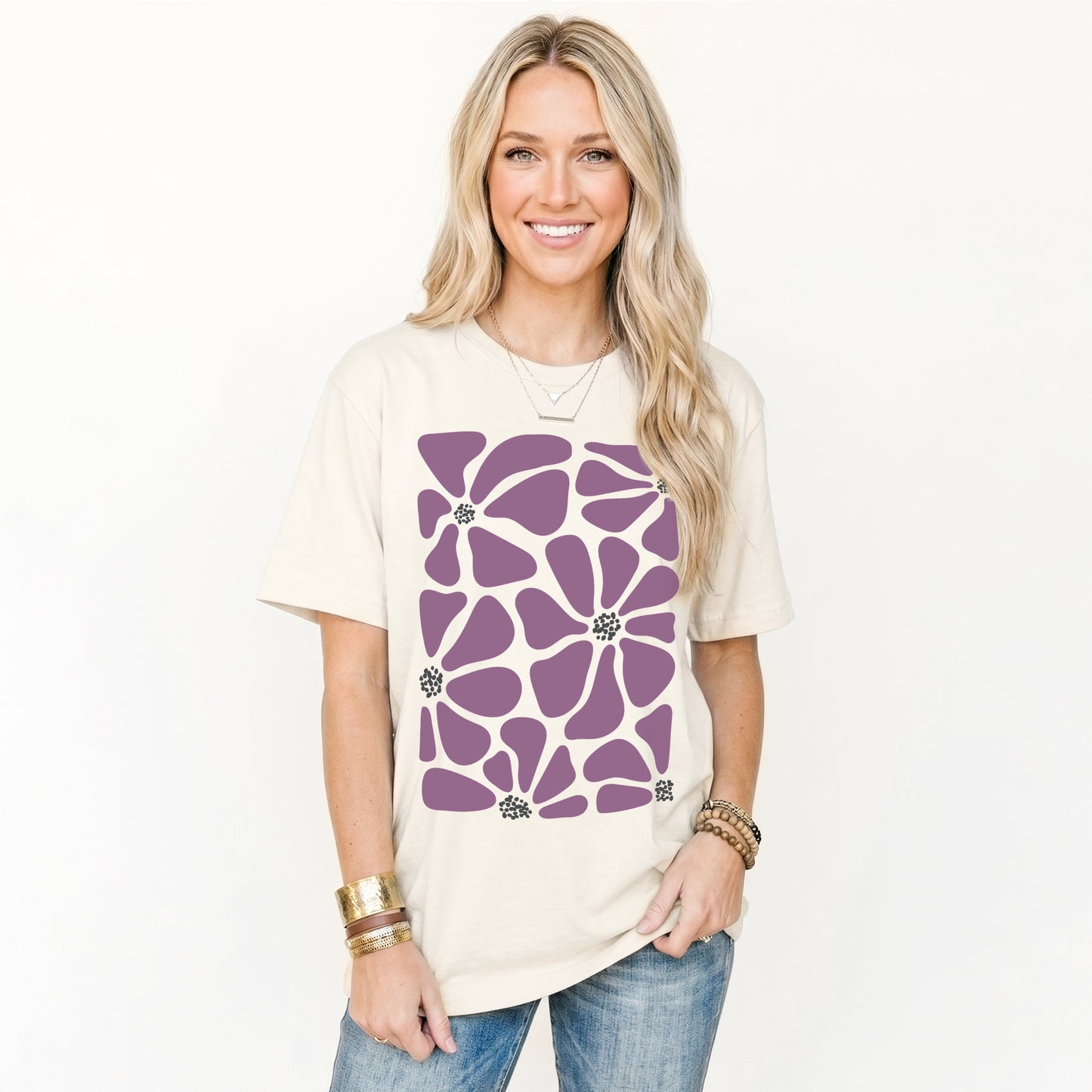Purple Flowers Classic T-Shirt