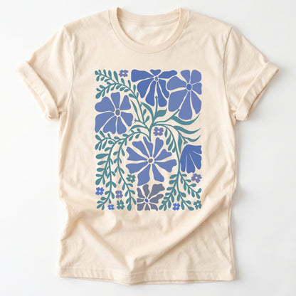 Blue Matisse Bloom Classic T-Shirt