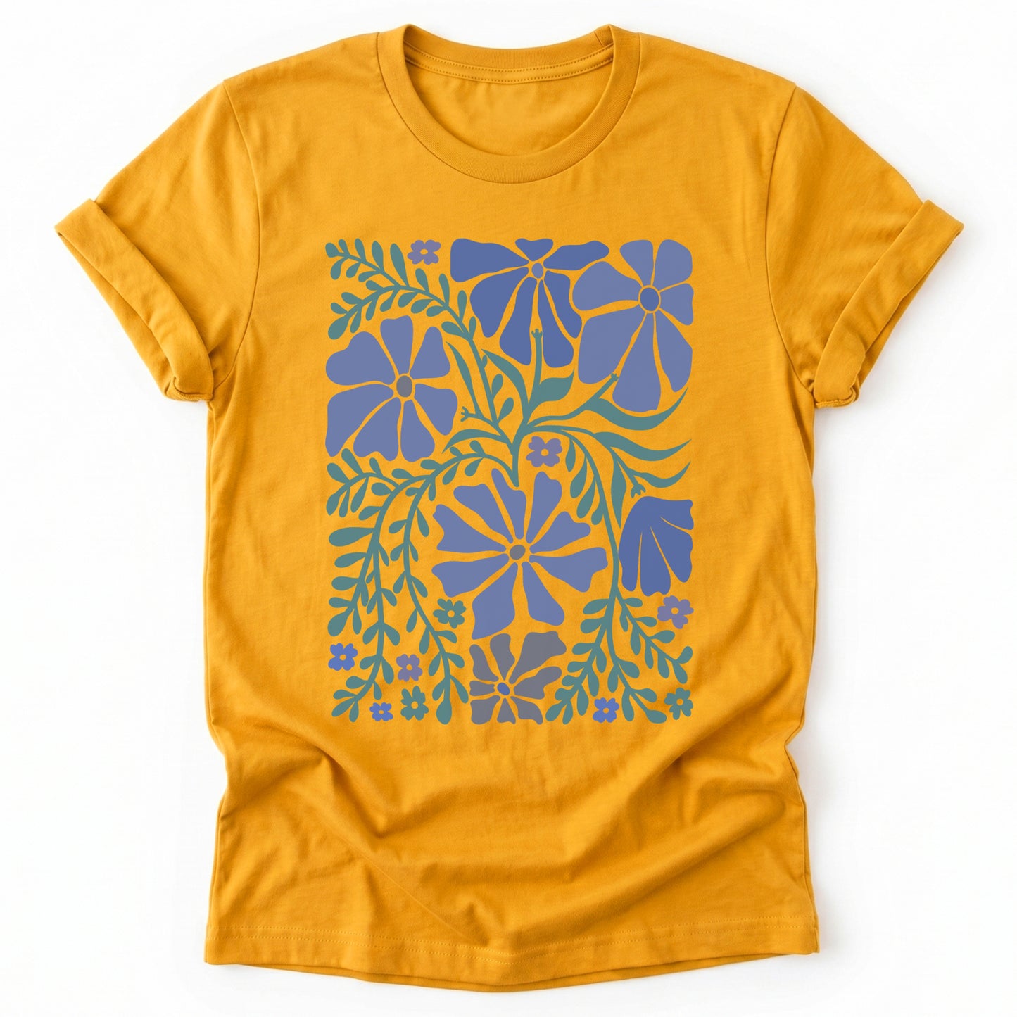 Blue Matisse Bloom Classic T-Shirt