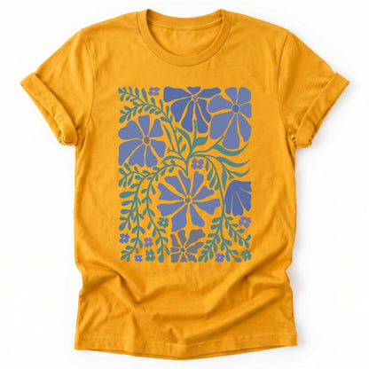 Blue Matisse Bloom Classic T-Shirt