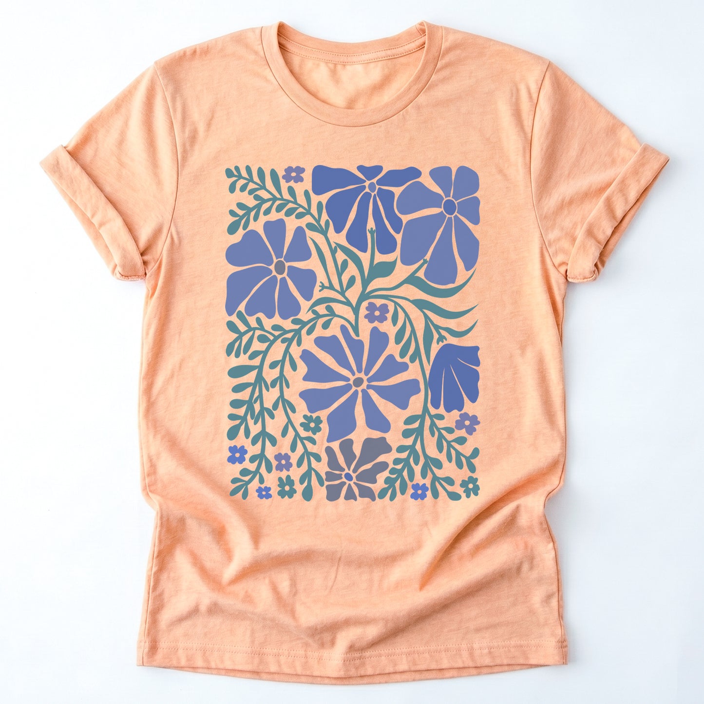 Blue Matisse Bloom Classic T-Shirt