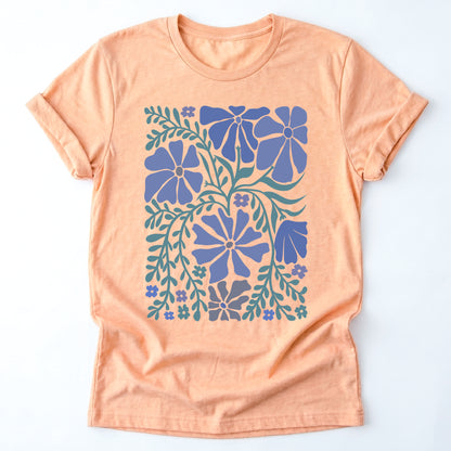 Blue Matisse Bloom Classic T-Shirt