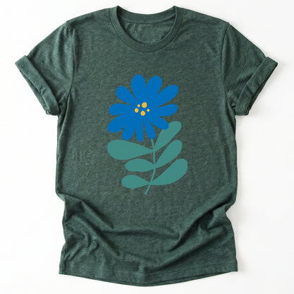 Blue Wild Flowers Classic T-Shirt