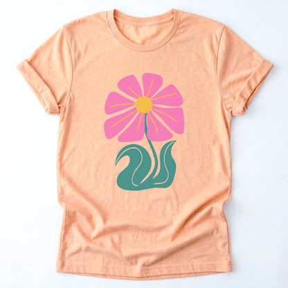 Pink Wild Flower Classic T-Shirt