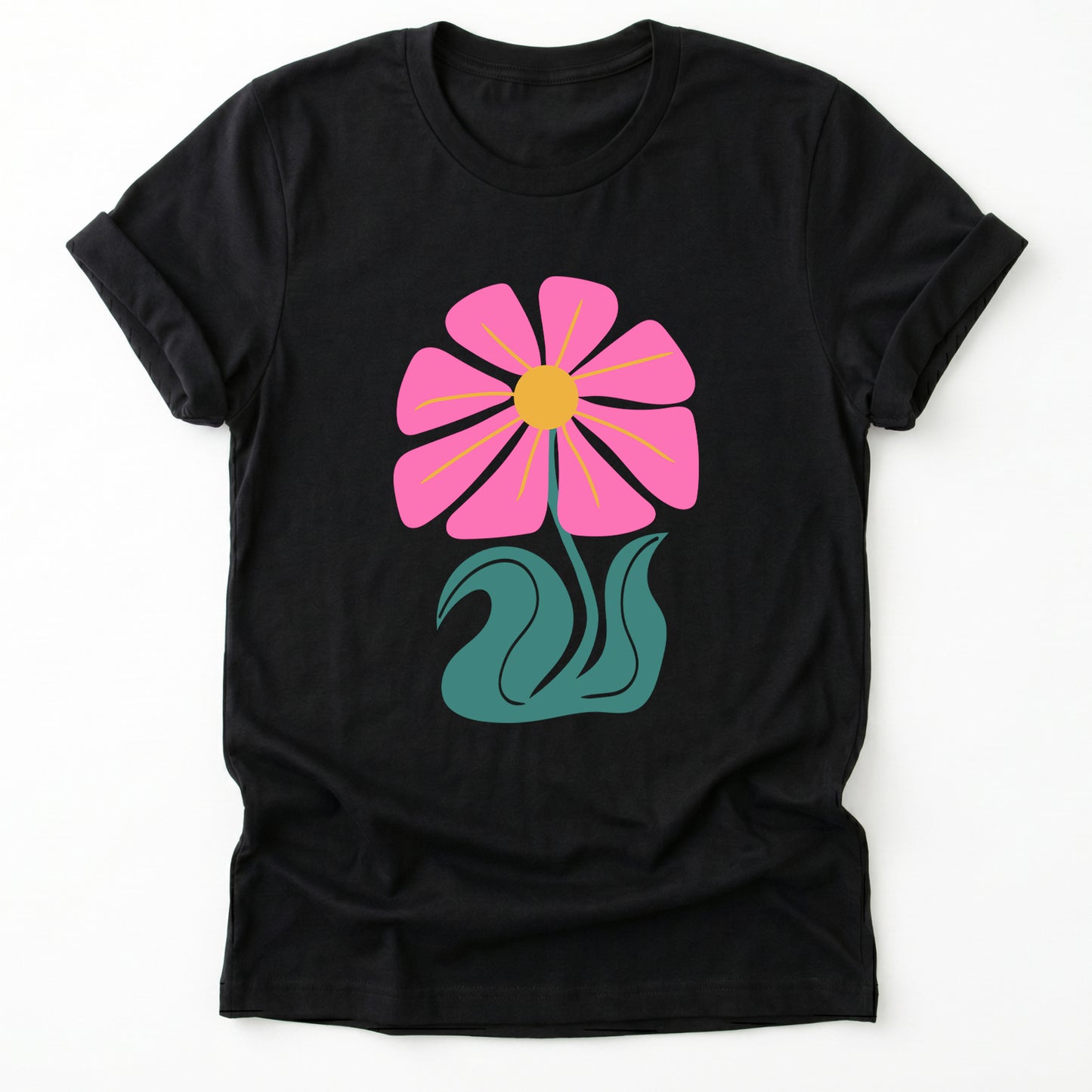 Pink Wild Flower Classic T-Shirt