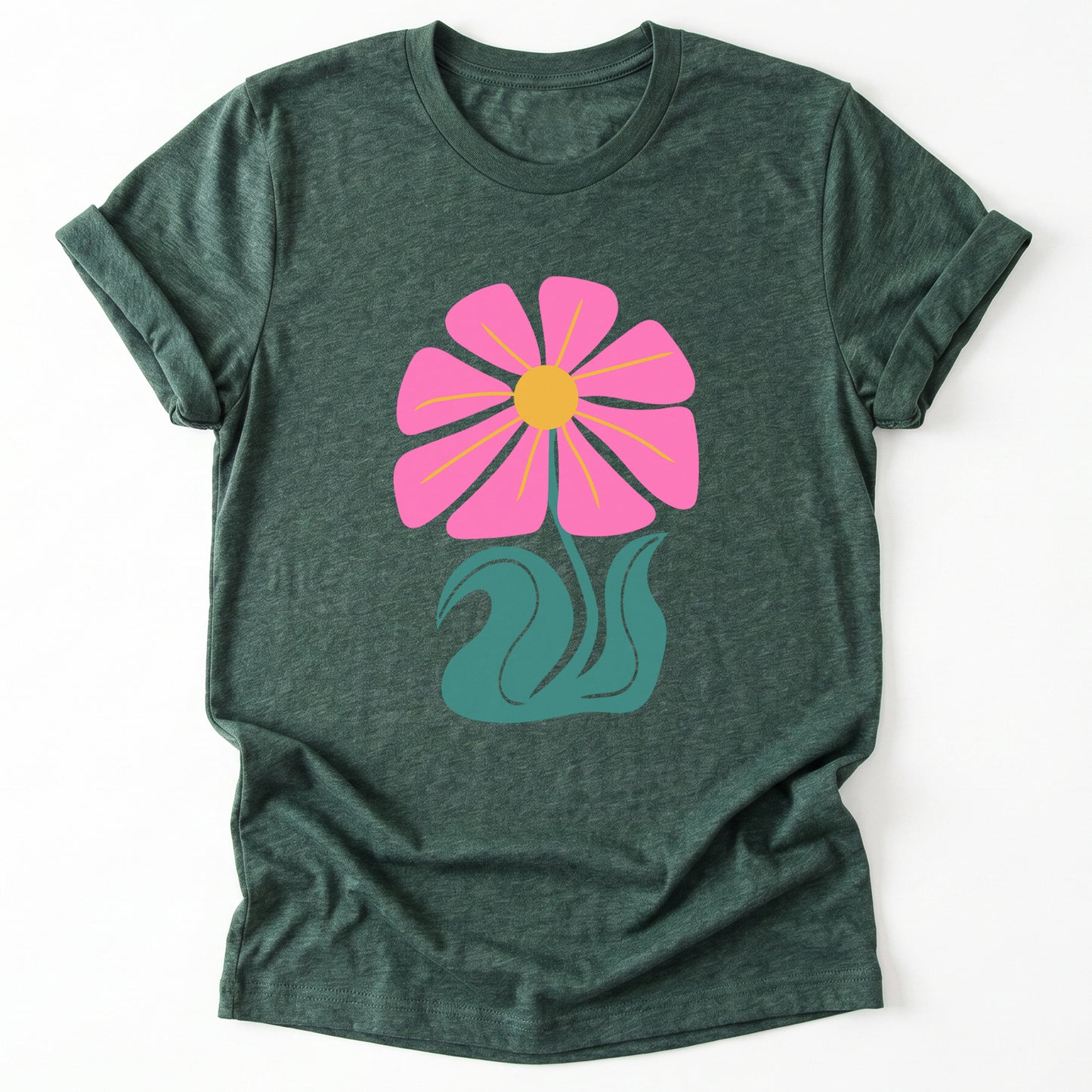 Pink Wild Flower Classic T-Shirt