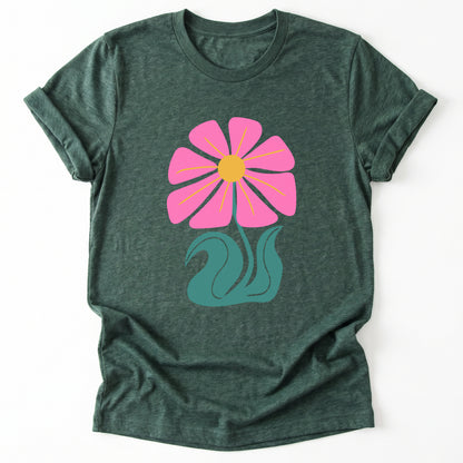 Pink Wild Flower Classic T-Shirt