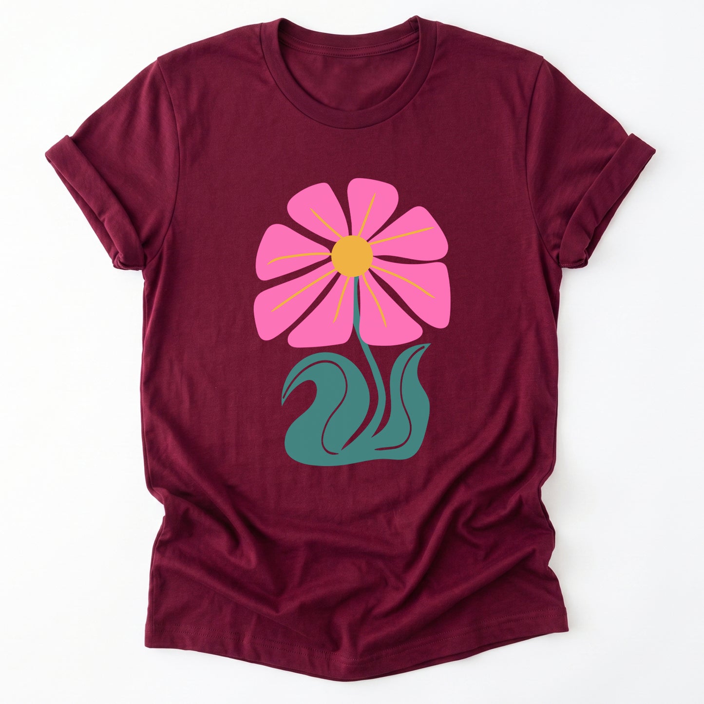 Pink Wild Flower Classic T-Shirt
