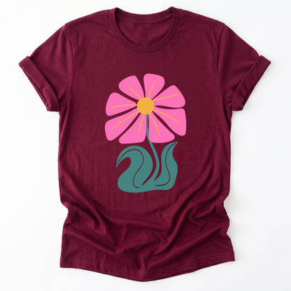 Pink Wild Flower Classic T-Shirt