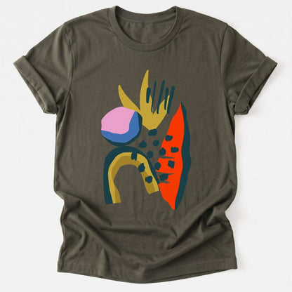 Aesthetic Blooms Classic T-Shirt - Army
