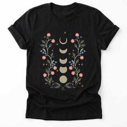 Floral Moon Phases Classic T-Shirt