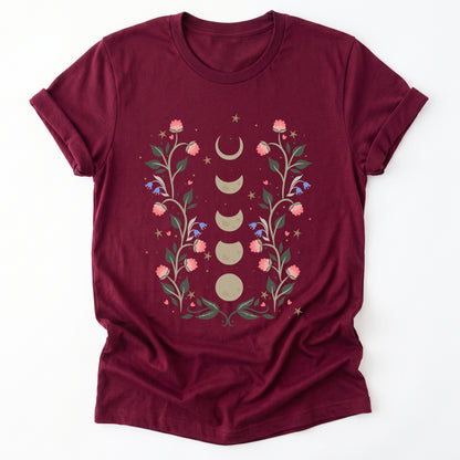 Floral Moon Phases Classic T-Shirt