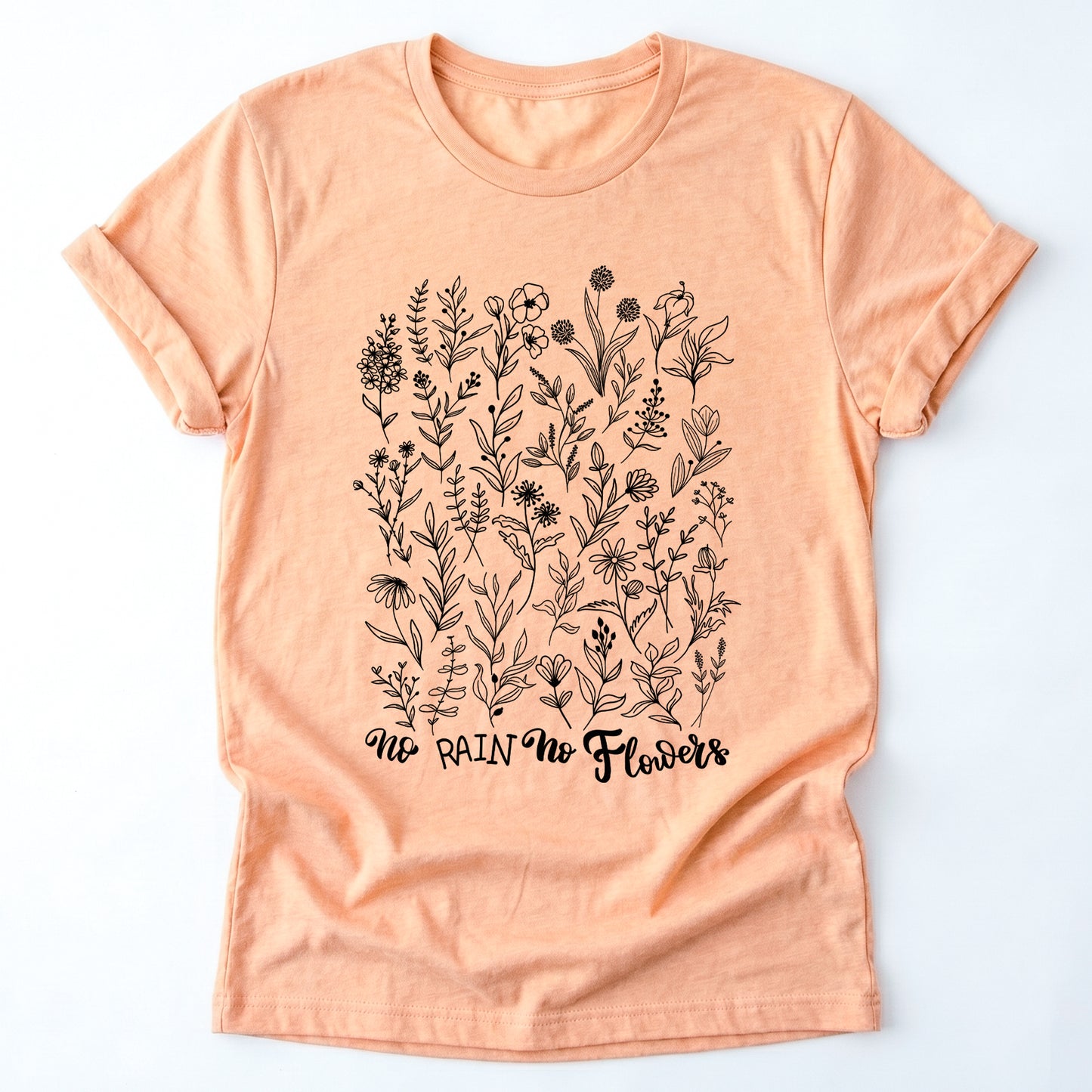 No Rain No Flowers Classic T-Shirt