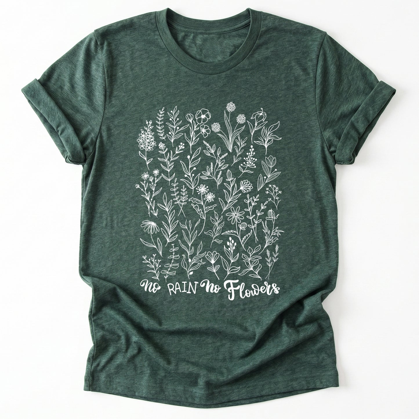No Rain No Flowers Classic T-Shirt