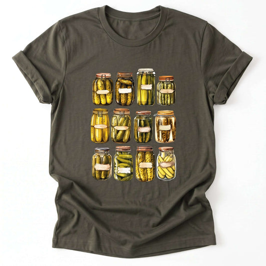 Canned Pickles Classic T-Shirt - Army