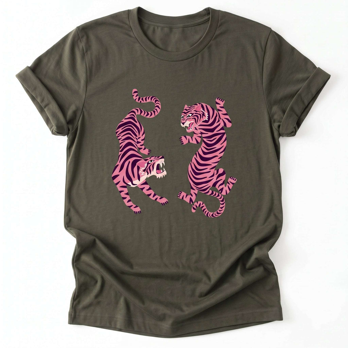Pink Tiger Classic T-Shirt - Army