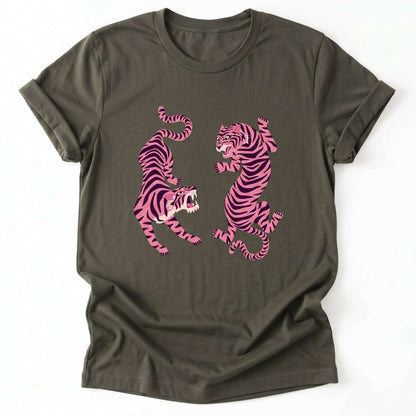 Pink Tiger Classic T-Shirt - Army