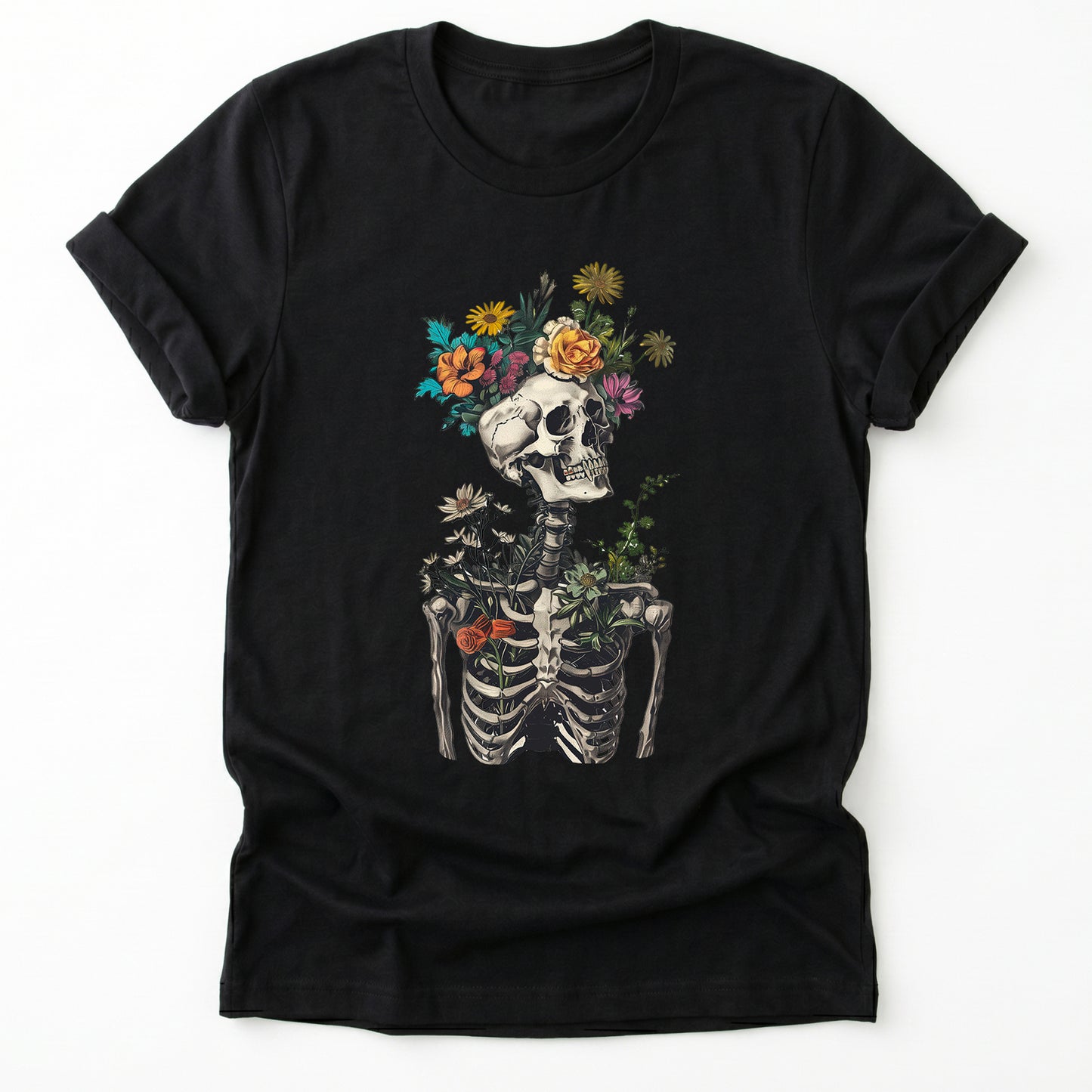 Floral Skeleton Classic T-Shirt
