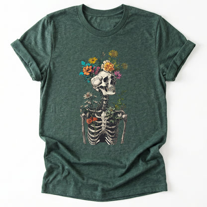 Floral Skeleton Classic T-Shirt