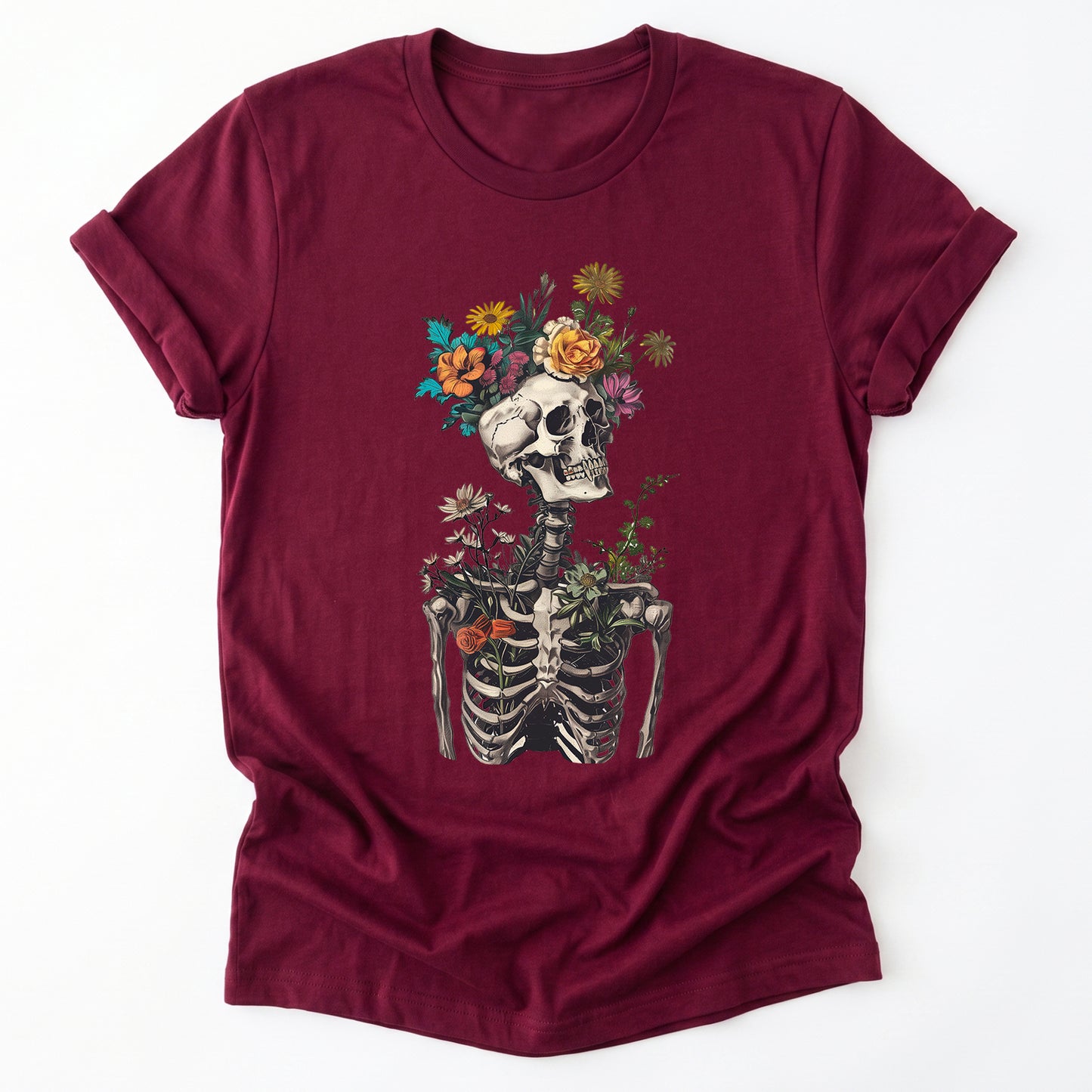 Floral Skeleton Classic T-Shirt