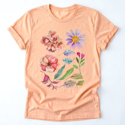 Watercolor Floral Classic T-Shirt