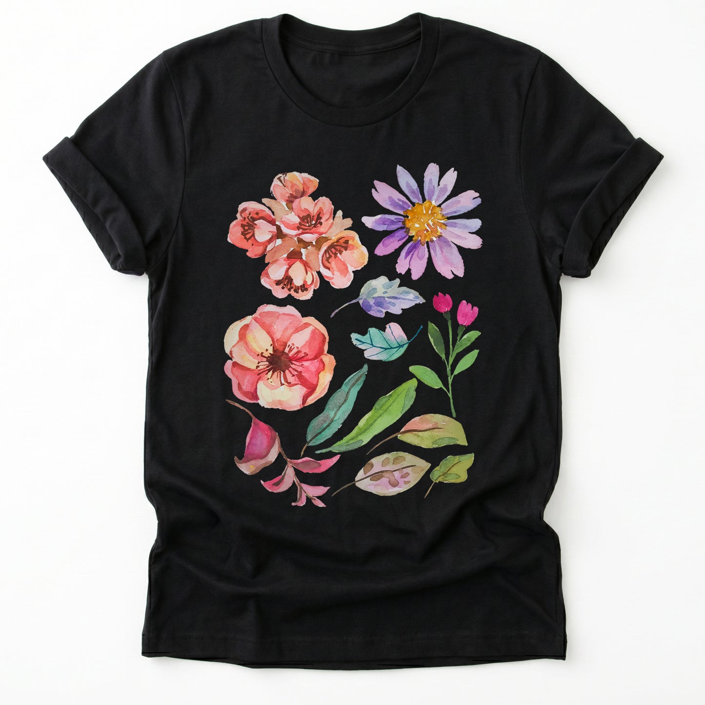 Watercolor Floral Classic T-Shirt