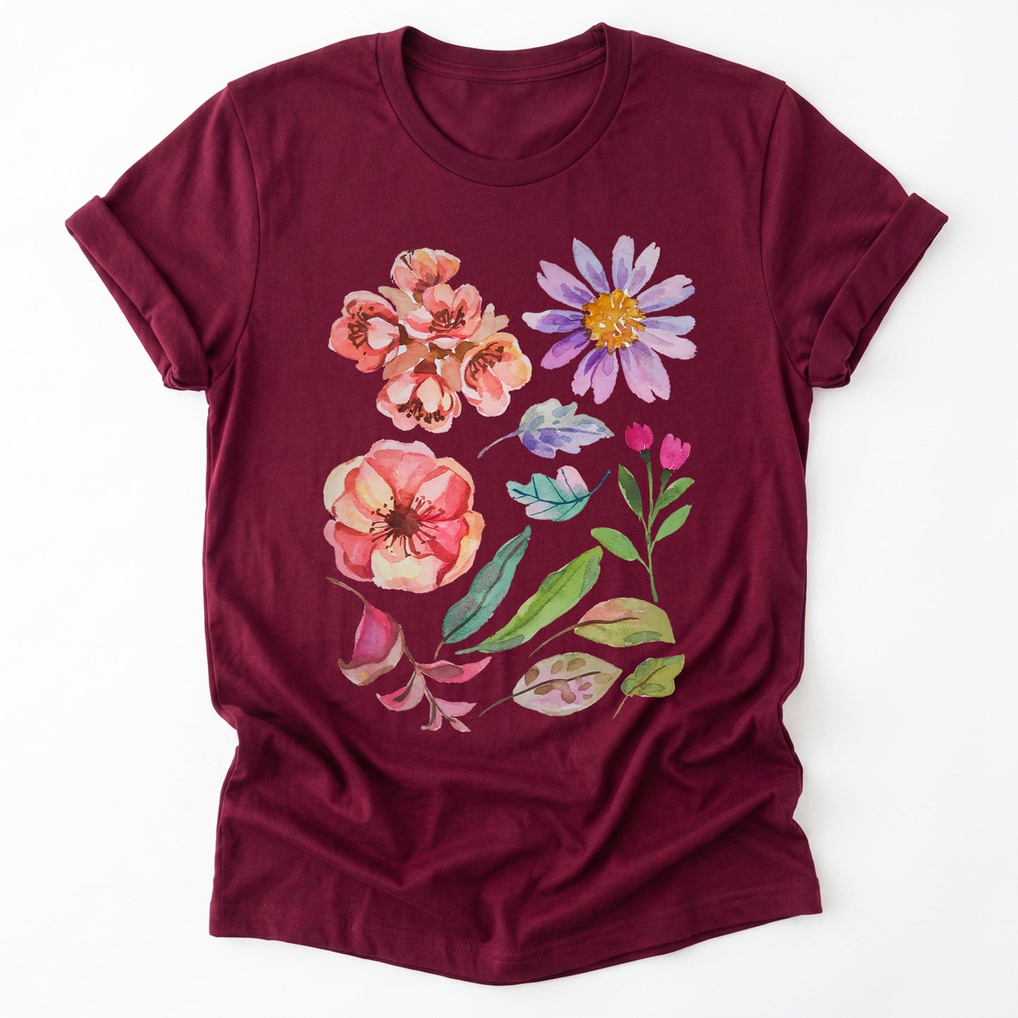 Watercolor Floral Classic T-Shirt