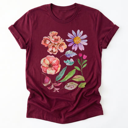 Watercolor Floral Classic T-Shirt