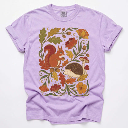 Autumn Woodland Vintage Washed T-Shirt