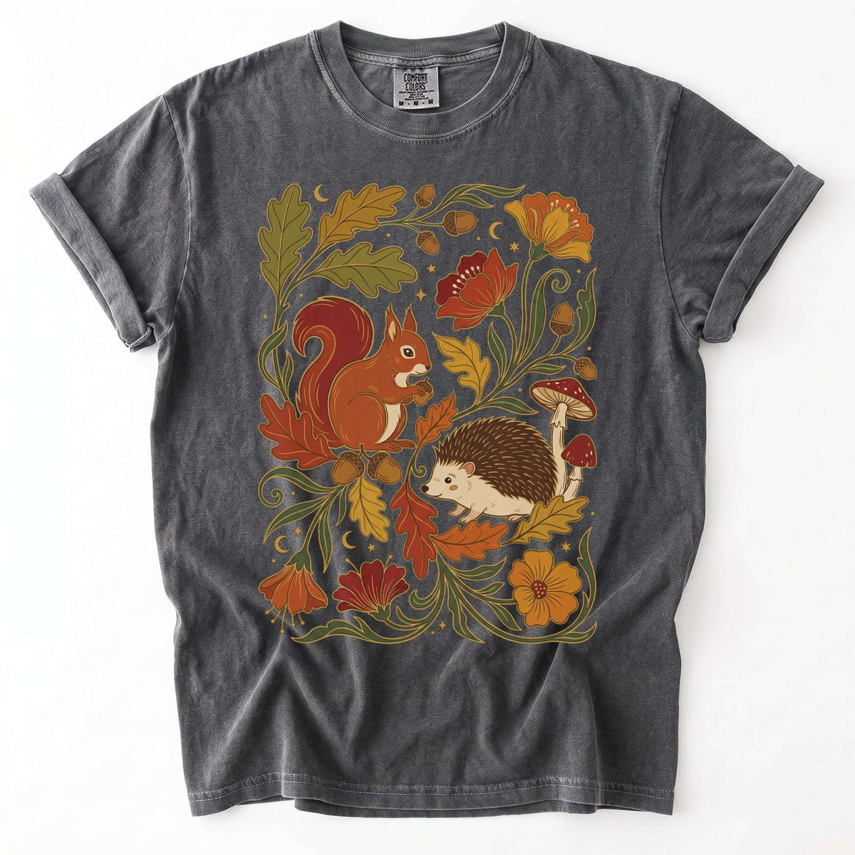 Autumn Woodland Vintage Washed T-Shirt