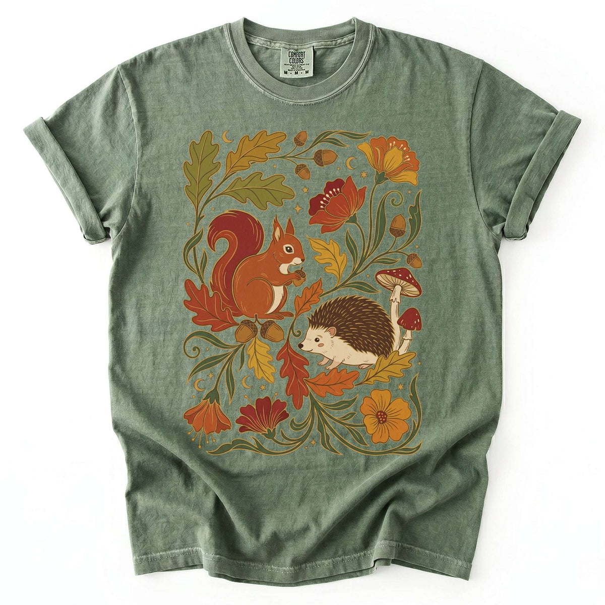 Autumn Woodland Vintage Washed T-Shirt