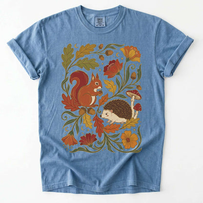 Autumn Woodland Vintage Washed T-Shirt