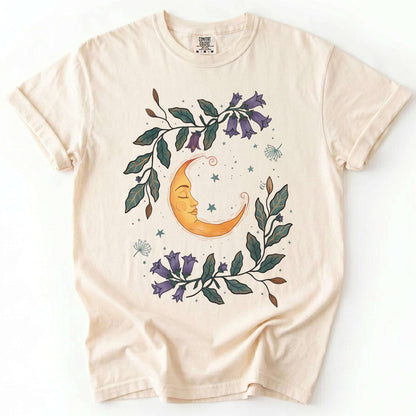 Dreaming Crescent Moon Vintage Washed T-Shirt