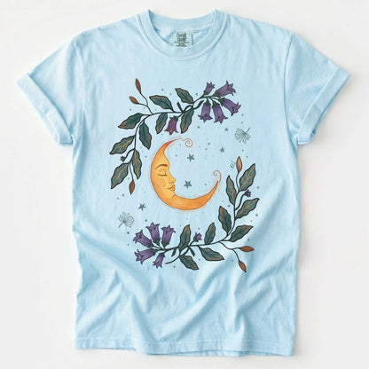 Dreaming Crescent Moon Vintage Washed T-Shirt
