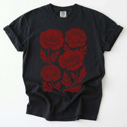 Botanical Blooms Vintage Washed T-Shirt