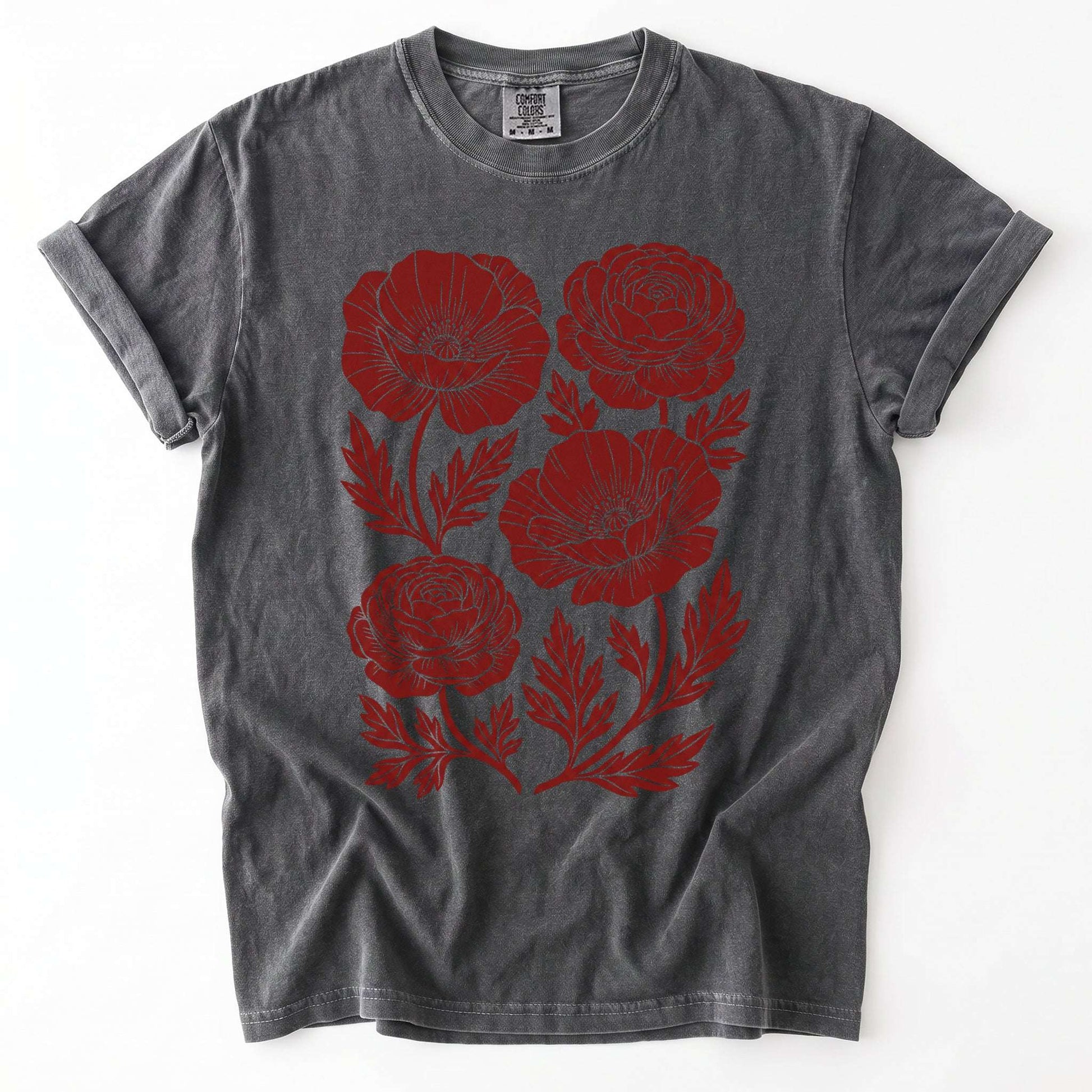Botanical Blooms Vintage Washed T-Shirt