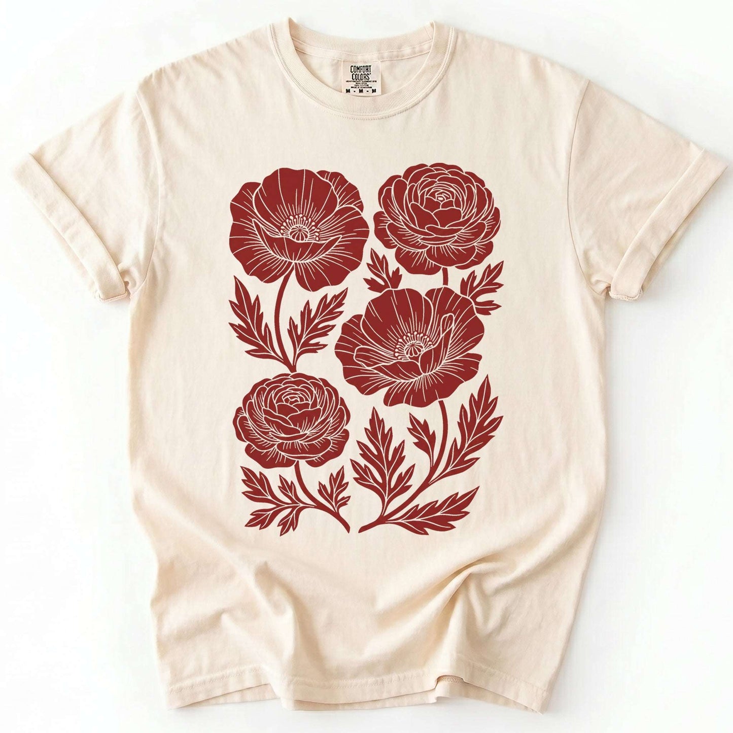 Botanical Blooms Vintage Washed T-Shirt