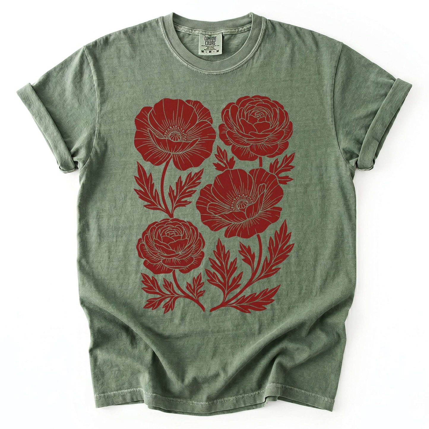 Botanical Blooms Vintage Washed T-Shirt
