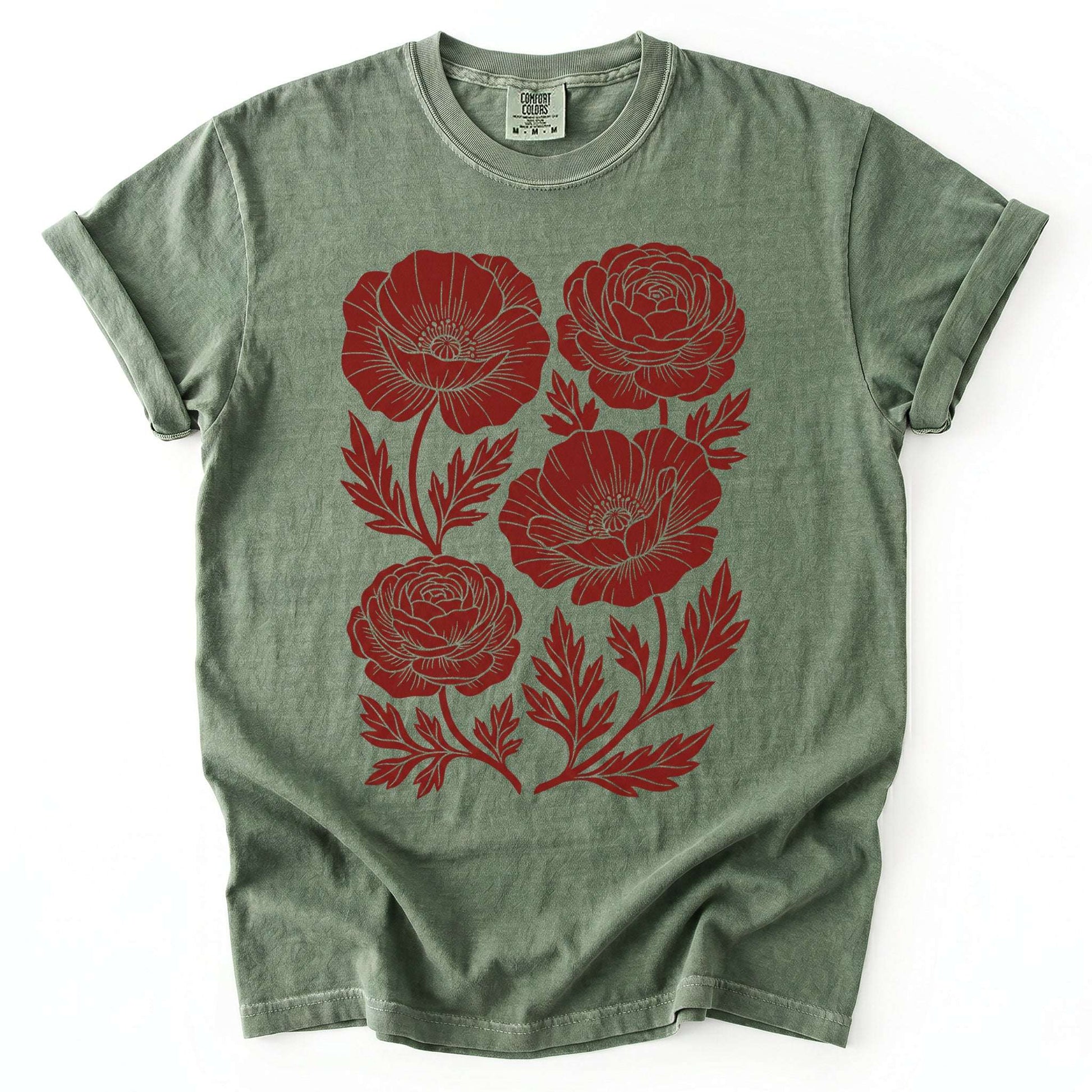 Botanical Blooms Vintage Washed T-Shirt