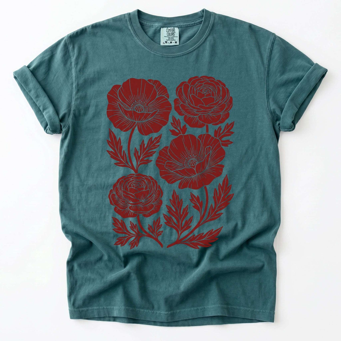Botanical Blooms Vintage Washed T-Shirt